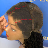 13x4 and 5x5 HD lace frontal closure wig hot selling burmese curly human hair wig high density