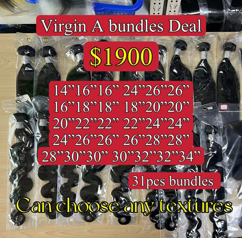 virgin A bundles deals 31 pcs
