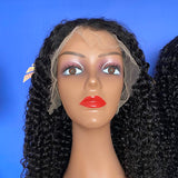 Spanish Curly HD 13x4 Lace Frontal Wig 14"-24"150% Density 26"-40"180%-200% density