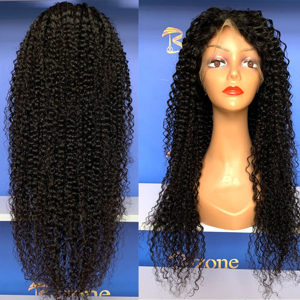 13x4 HD lace frontal wig 150% density Spanish curly fast shipping