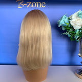 Platinum blond Bob Lace Wig 150% Density