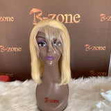 #613 Straight transparent Lace Front Bob Wig