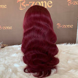 99j Body Wave transparent Lace Wig 150% Density